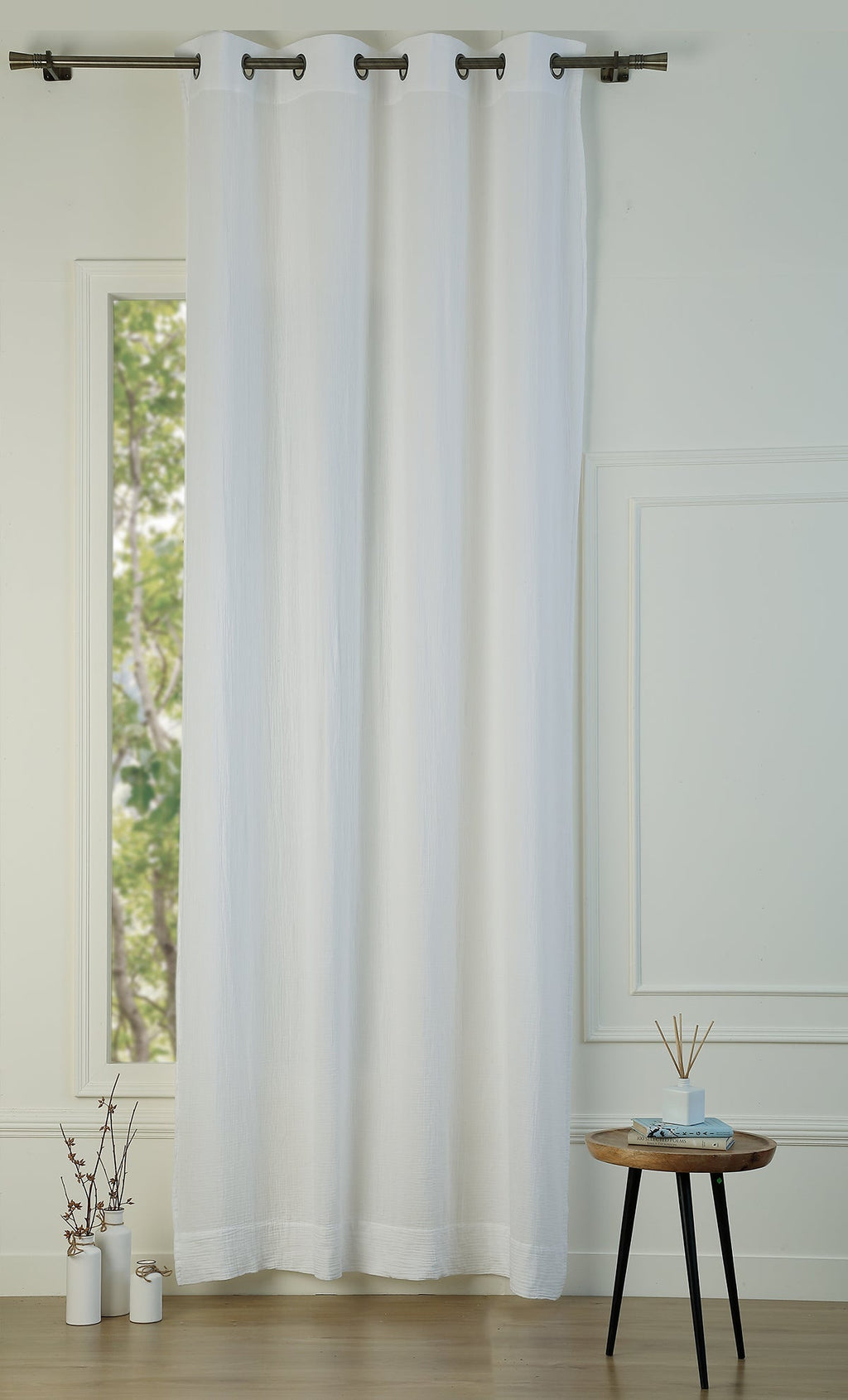 Eyelet Cotton Gauze Curtain 140x290 CARLA