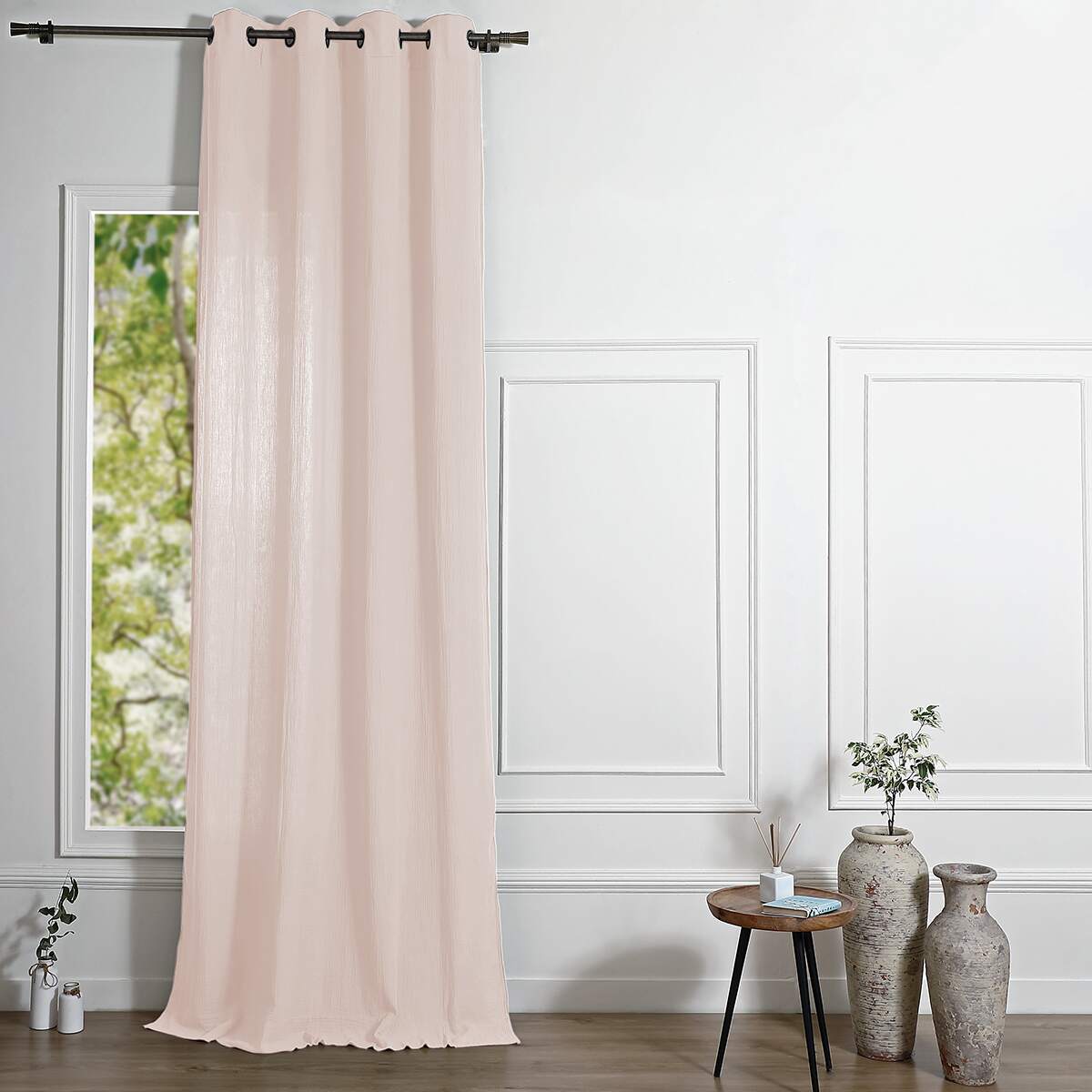 Eyelet Cotton Gauze Curtain 140x290 CARLA