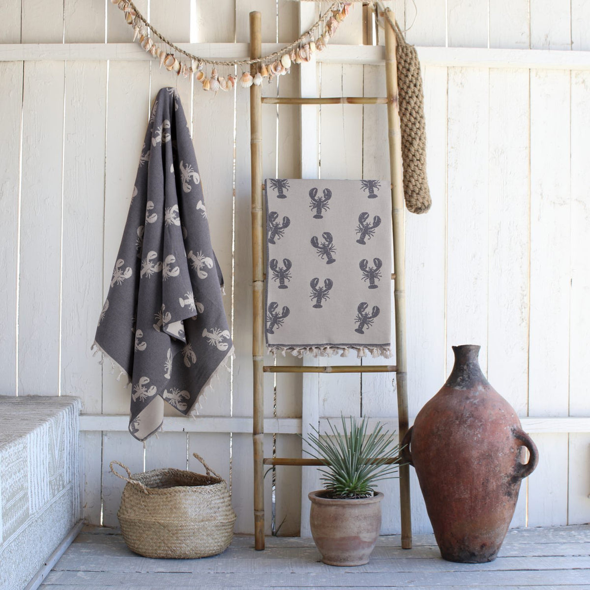 Jacquard Cotton Fouta 100x200 HOMARD