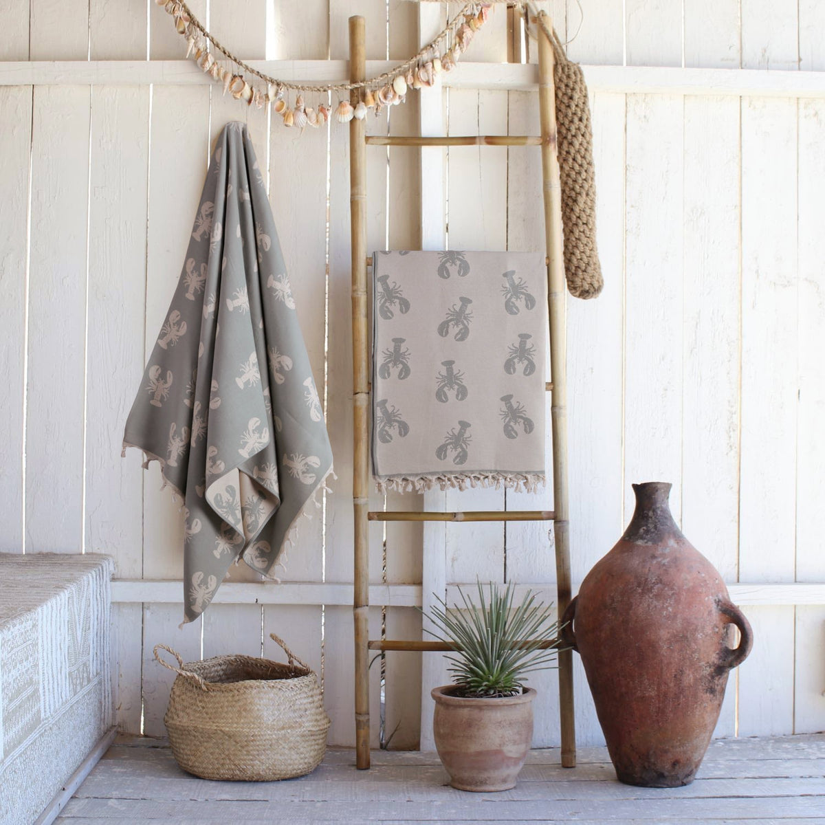 Jacquard Cotton Fouta 100x200 HOMARD