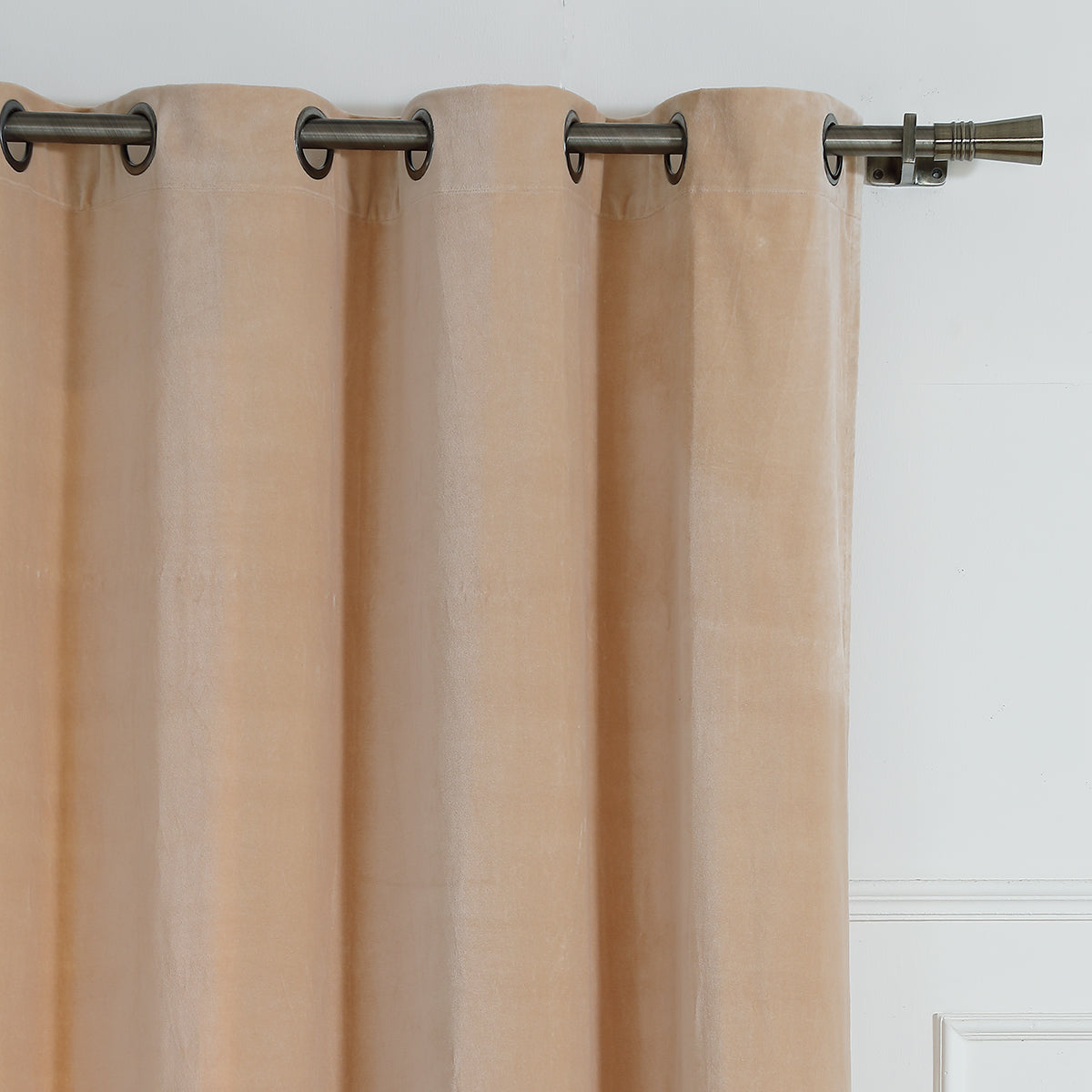 Eyelet Cotton Velvet Curtain 135x260 VELVET