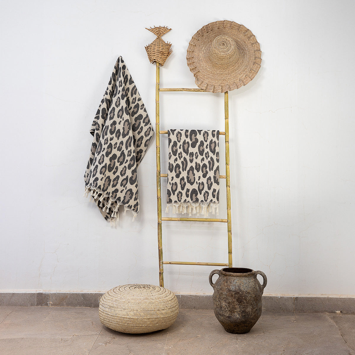 Jacquard Cotton Fouta 100x200 LEOPARD