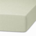 Washed Linen Fitted Sheet - Almond Green