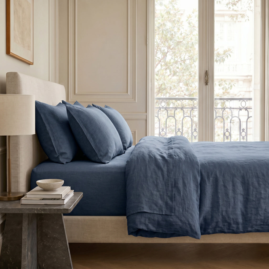 Washed Linen Flat Sheet 240x300