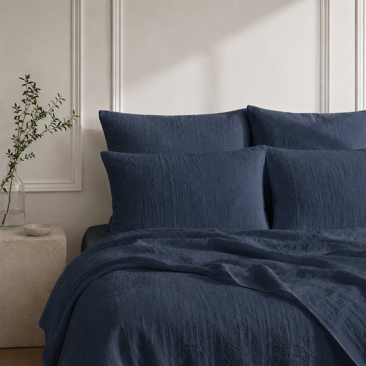 Washed Linen Flat Sheet 270x300