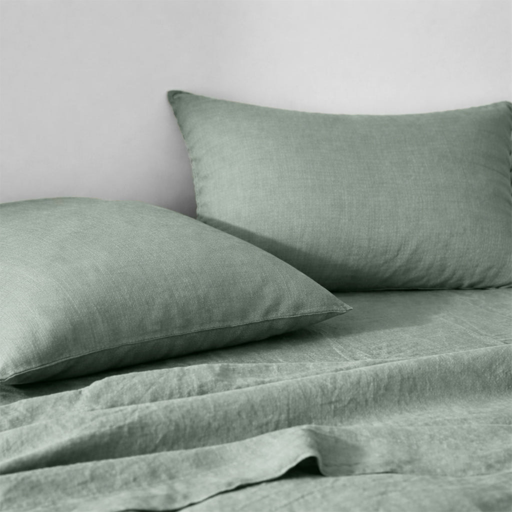Washed Linen Flat Sheet 270x300