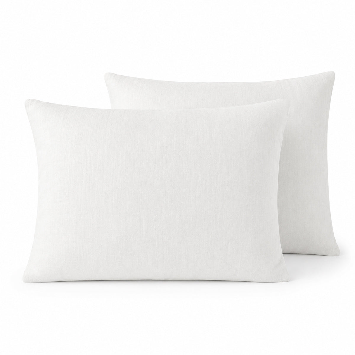 Washed Linen Pillowcases (Set of 2) - White
