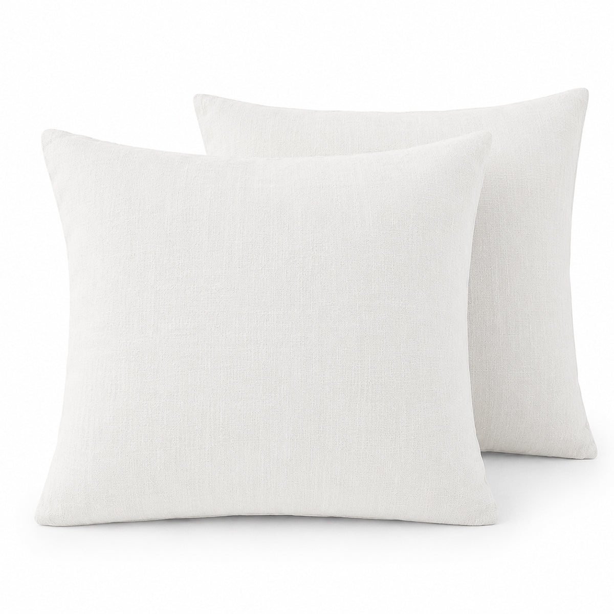 Washed Linen Pillowcases (Set of 2) - White