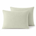 Washed Linen Pillowcases (Set of 2) - Almond Green
