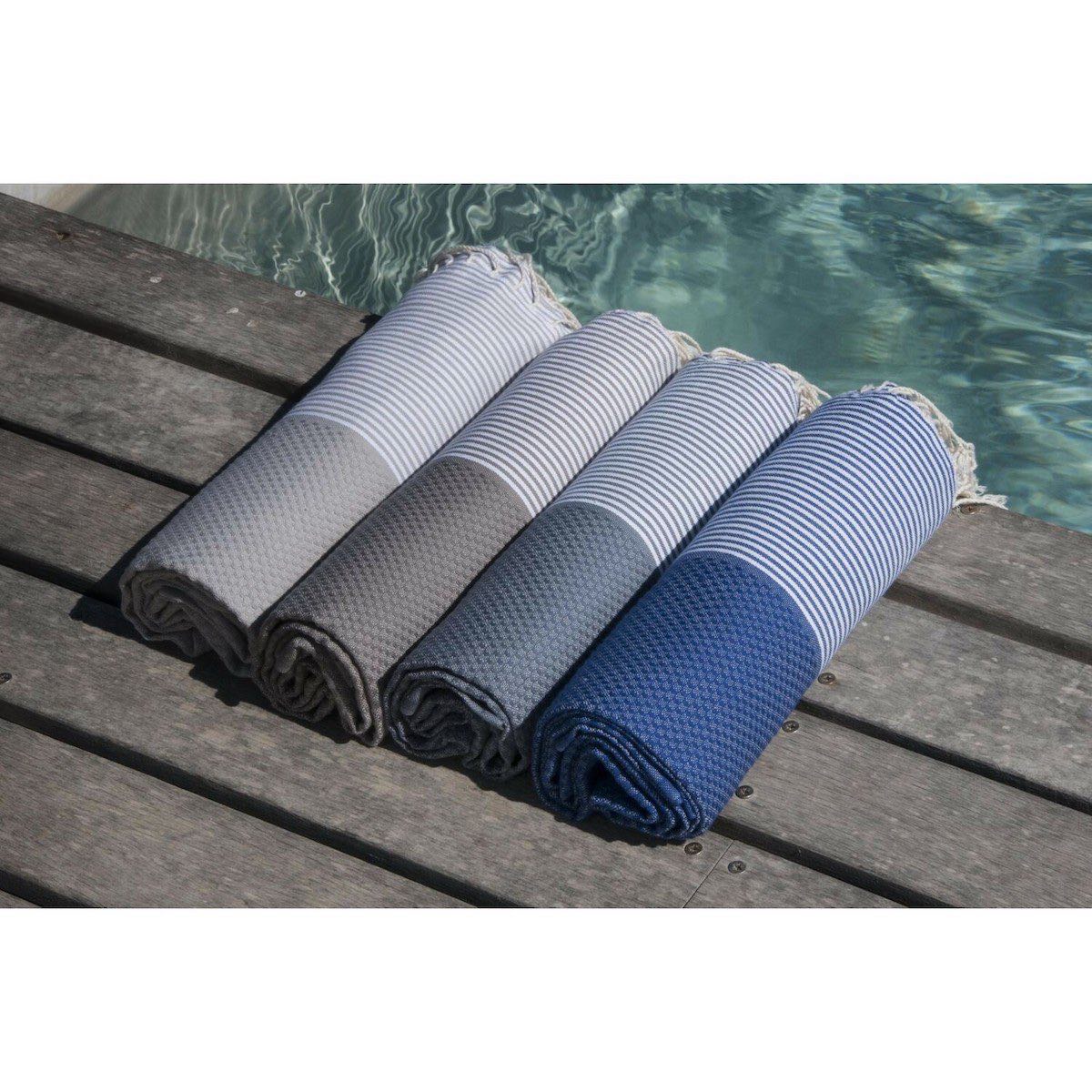 XXL Honeycomb Cotton Fouta 200x200 IBIZA