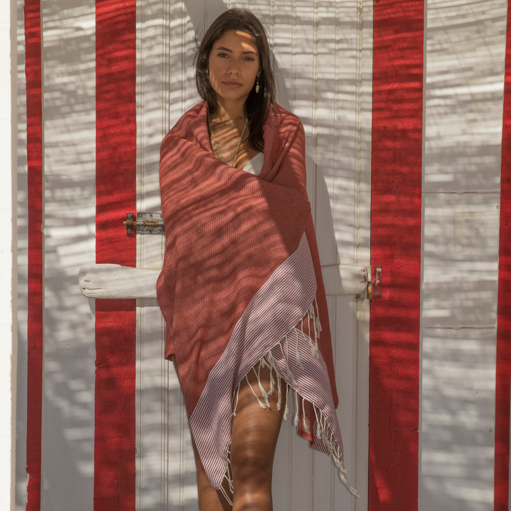 XXL Honeycomb Cotton Fouta 200x200 IBIZA