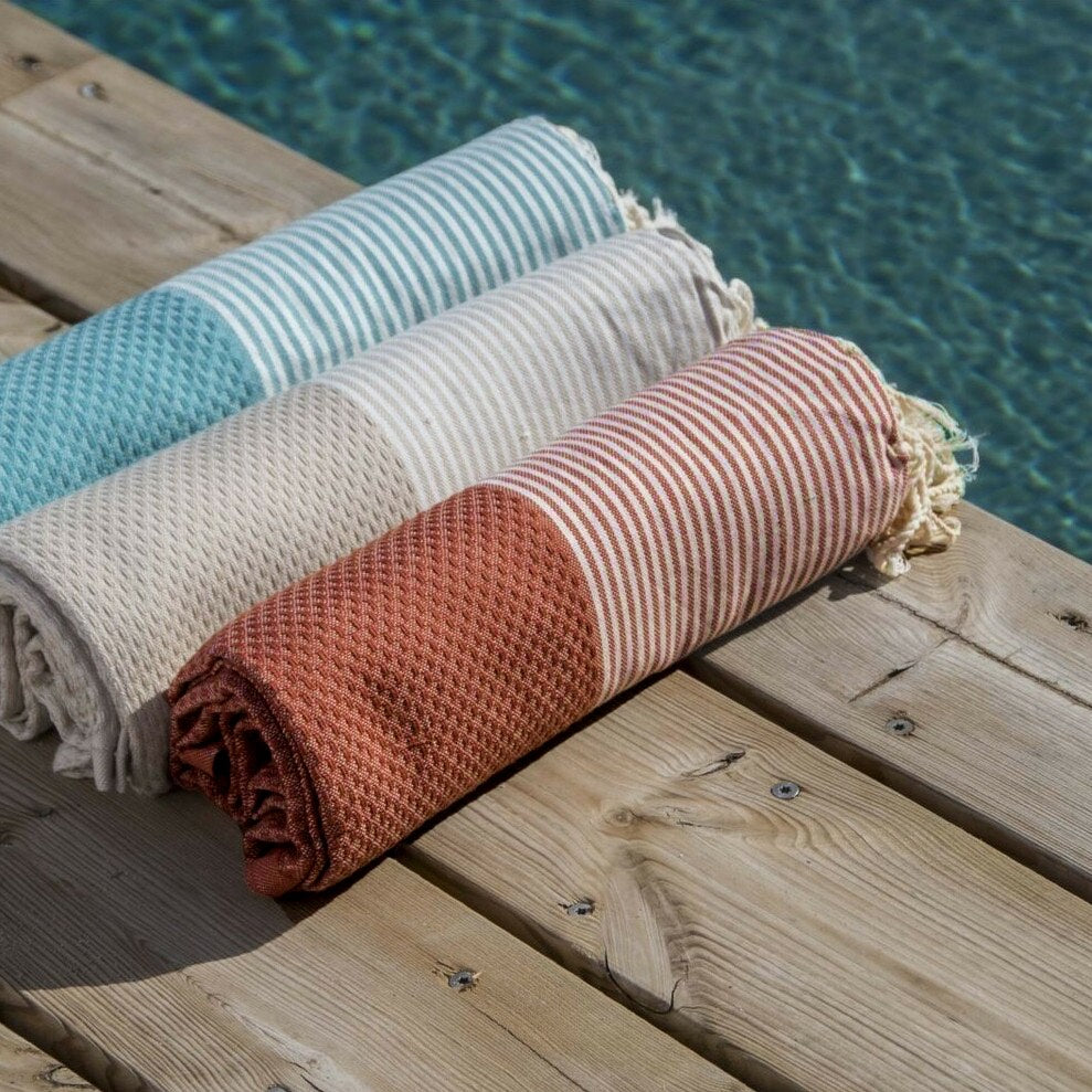 XXL Honeycomb Cotton Fouta 200x200 IBIZA