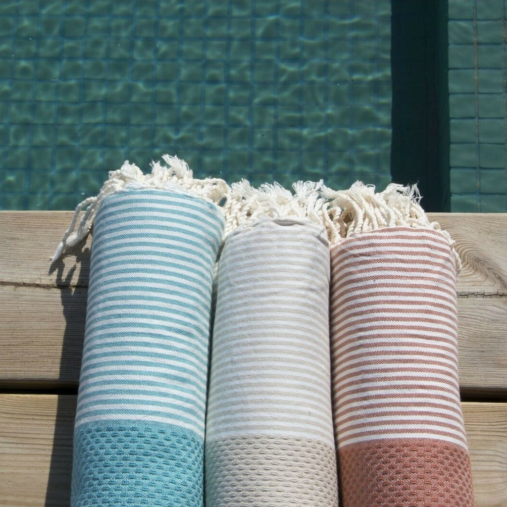 XXL Honeycomb Cotton Fouta 200x200 IBIZA