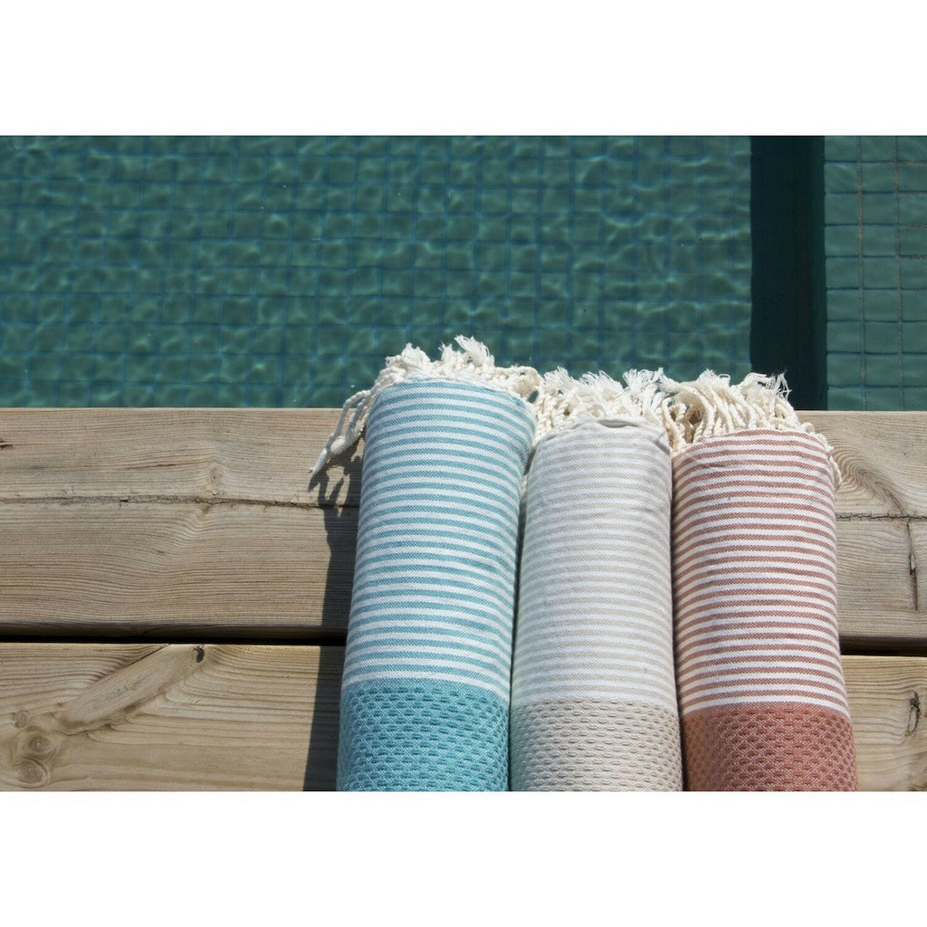 XXL Honeycomb Cotton Fouta 200x200 IBIZA