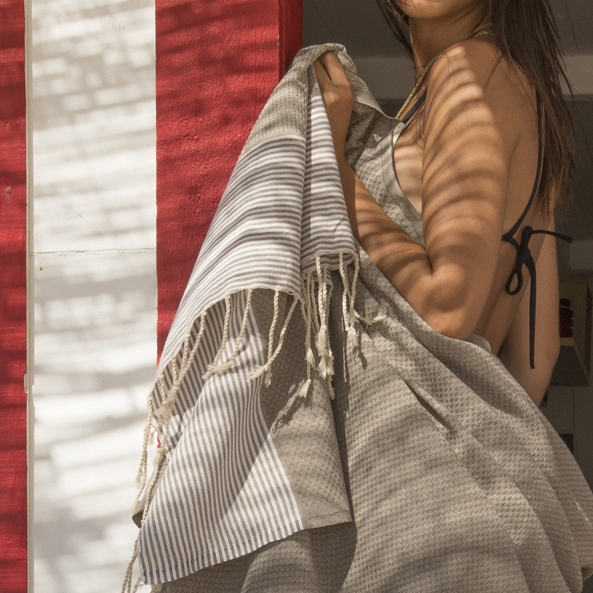 XXL Honeycomb Cotton Fouta 200x200 IBIZA