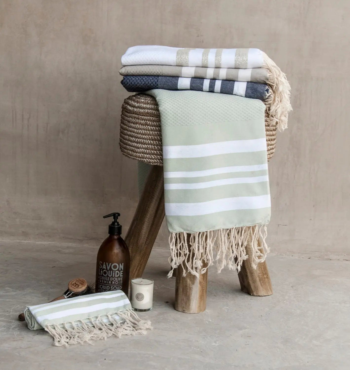 Honeycomb Cotton Fouta 100x200 HAMPTONS