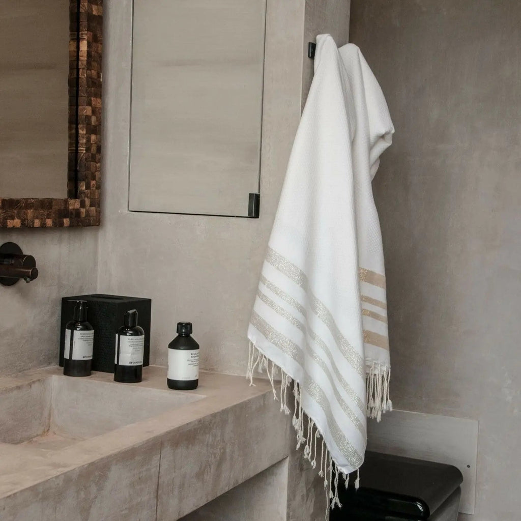 Honeycomb Cotton Fouta 100x200 HAMPTONS