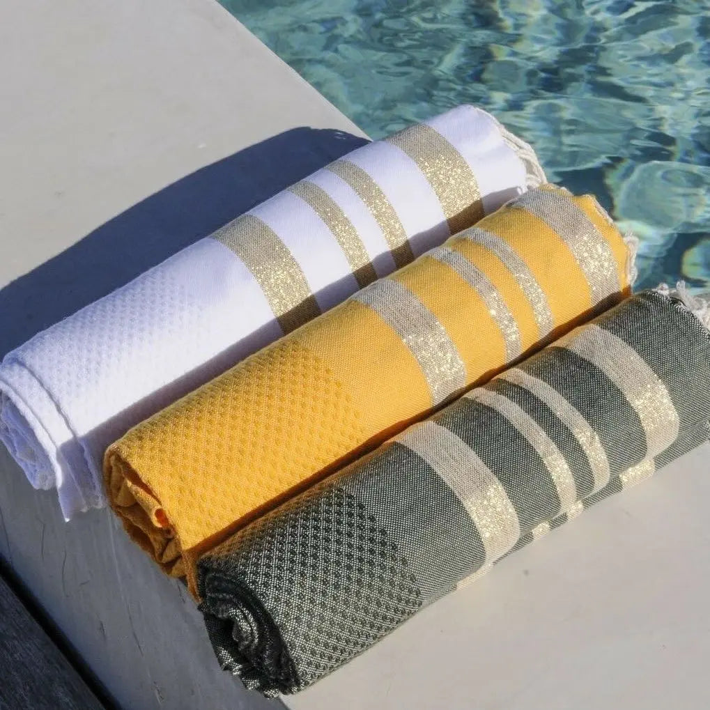 Honeycomb Cotton Fouta 100x200 HAMPTONS