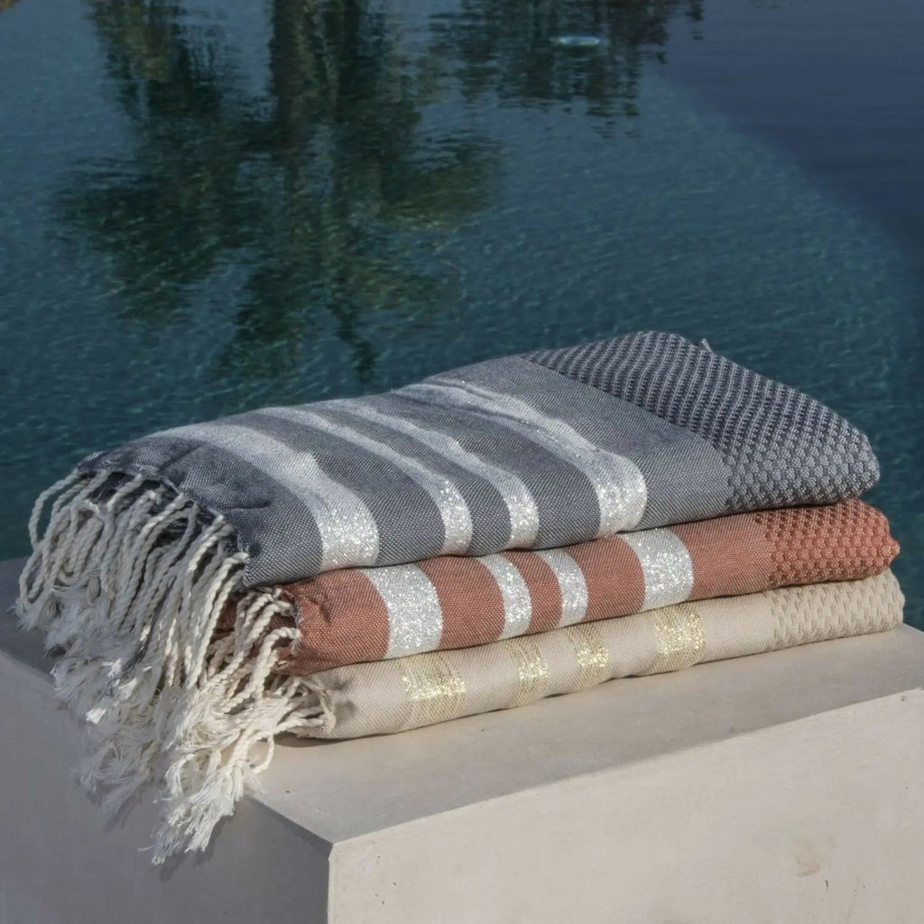 Honeycomb Cotton Fouta 100x200 HAMPTONS