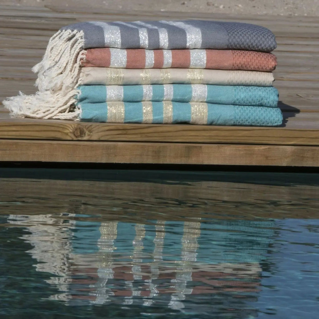 Honeycomb Cotton Fouta 100x200 HAMPTONS