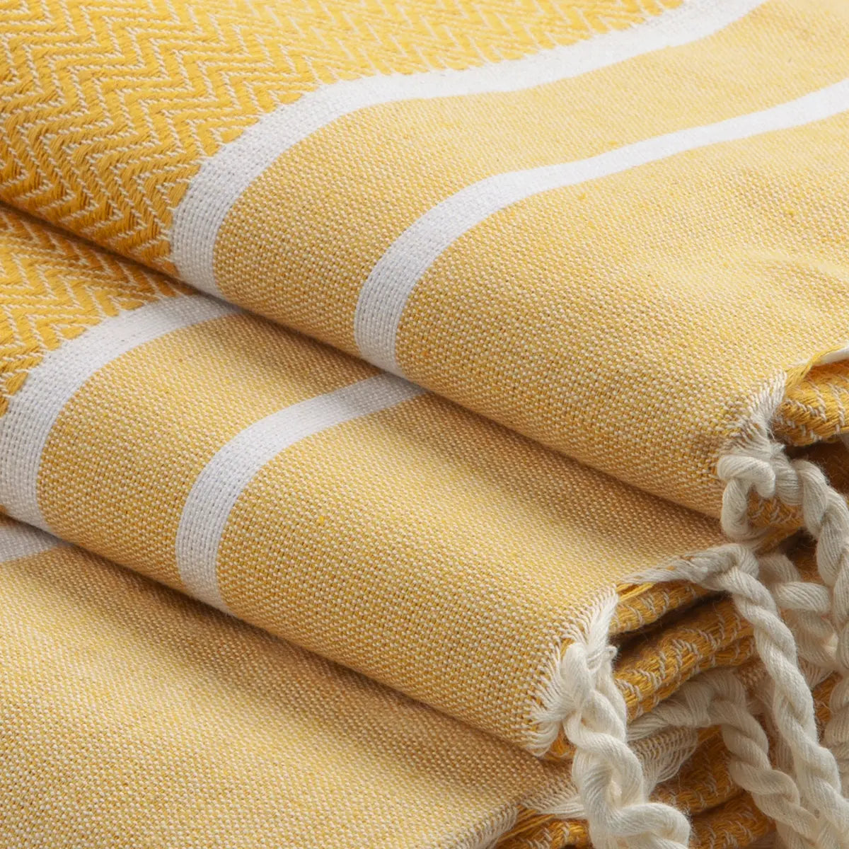 Cotton Bath Fouta Set (1+2) 100x200 + 2(50x80) STOCKHOLM