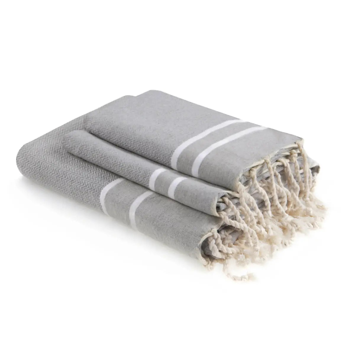 Cotton Bath Fouta Set (1+2) 100x200 + 2(50x80) STOCKHOLM