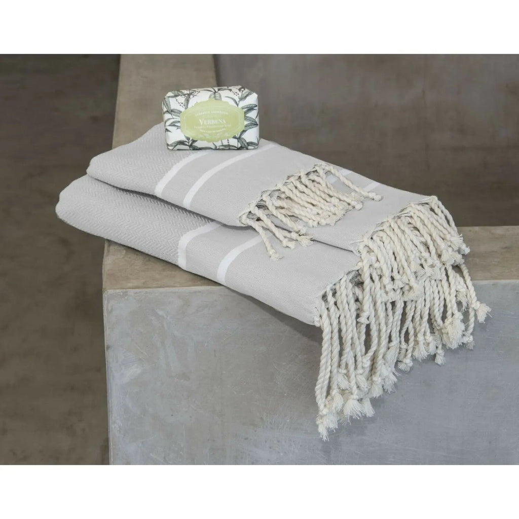 Cotton Bath Fouta Set (1+2) 100x200 + 2(50x80) STOCKHOLM
