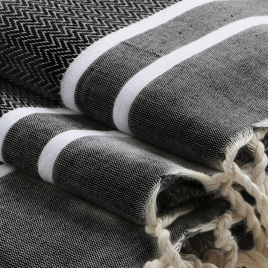 Cotton Bath Fouta Set (1+2) 100x200 + 2(50x80) STOCKHOLM