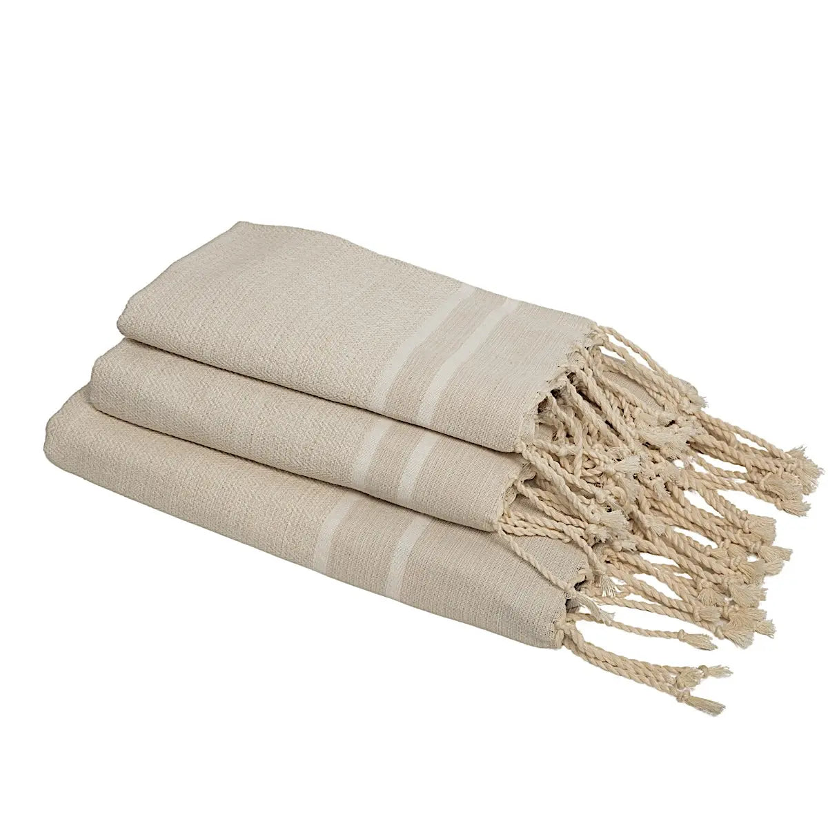 Cotton Bath Fouta Set (1+2) 100x200 + 2(50x80) STOCKHOLM