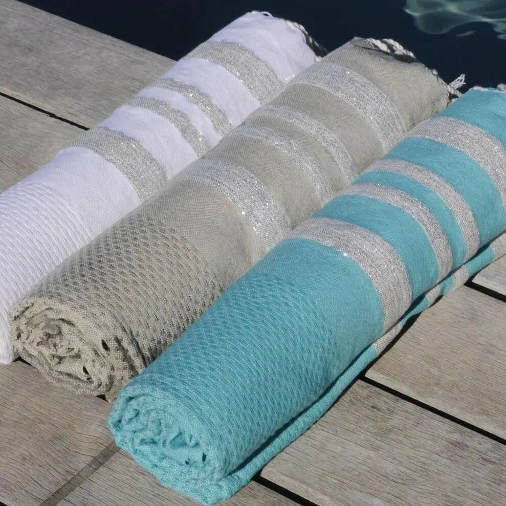Honeycomb Cotton Fouta 100x200 HAMPTONS