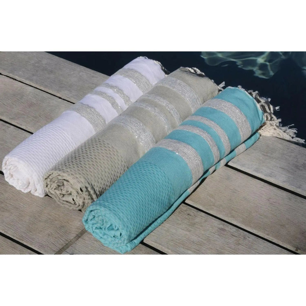 Honeycomb Cotton Fouta 100x200 HAMPTONS