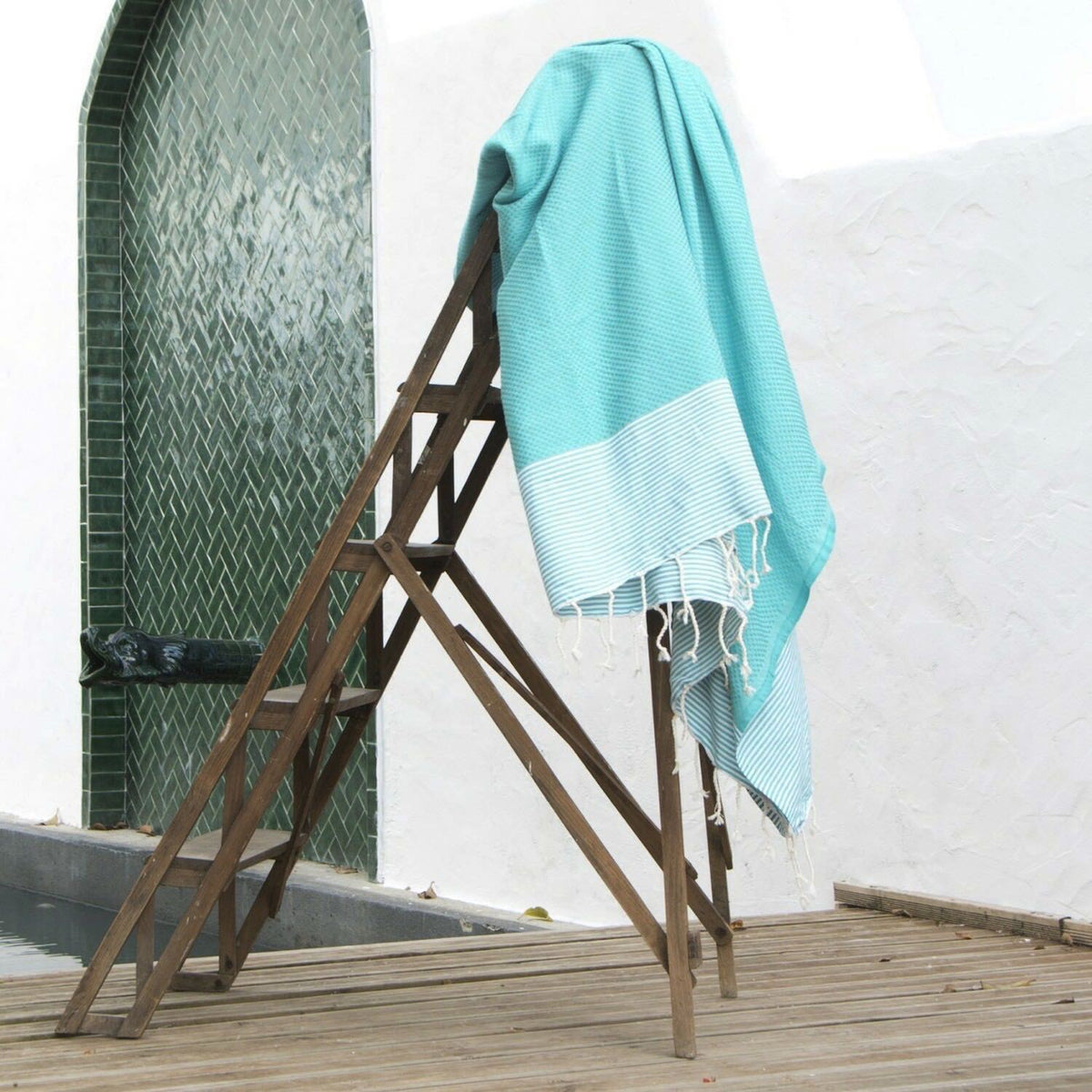 XXL Honeycomb Cotton Fouta 200x200 IBIZA