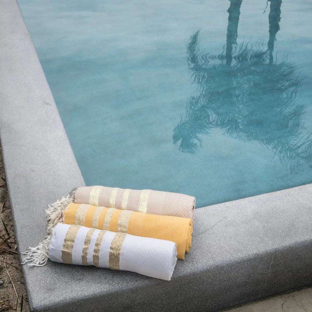 Honeycomb Cotton Fouta 100x200 HAMPTONS