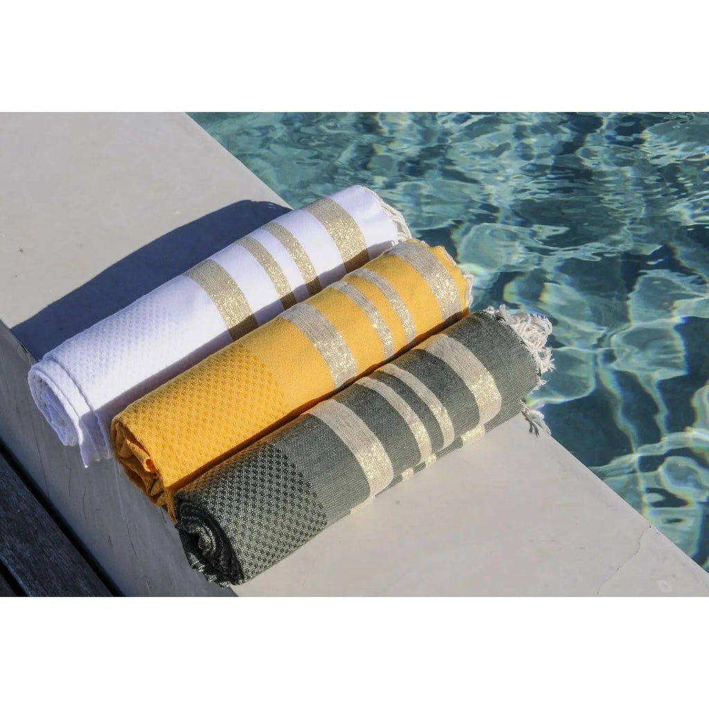 Honeycomb Cotton Fouta 100x200 HAMPTONS