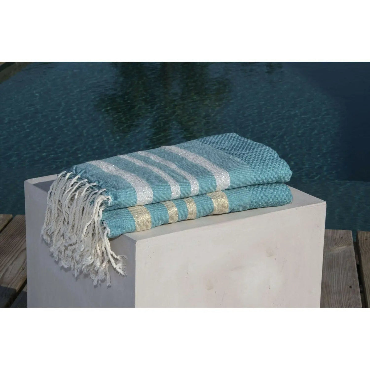 Honeycomb Cotton Fouta 100x200 HAMPTONS