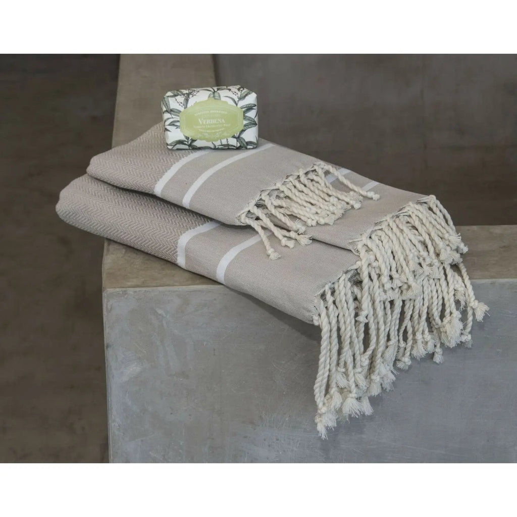 Cotton Bath Fouta Set (1+2) 100x200 + 2(50x80) STOCKHOLM
