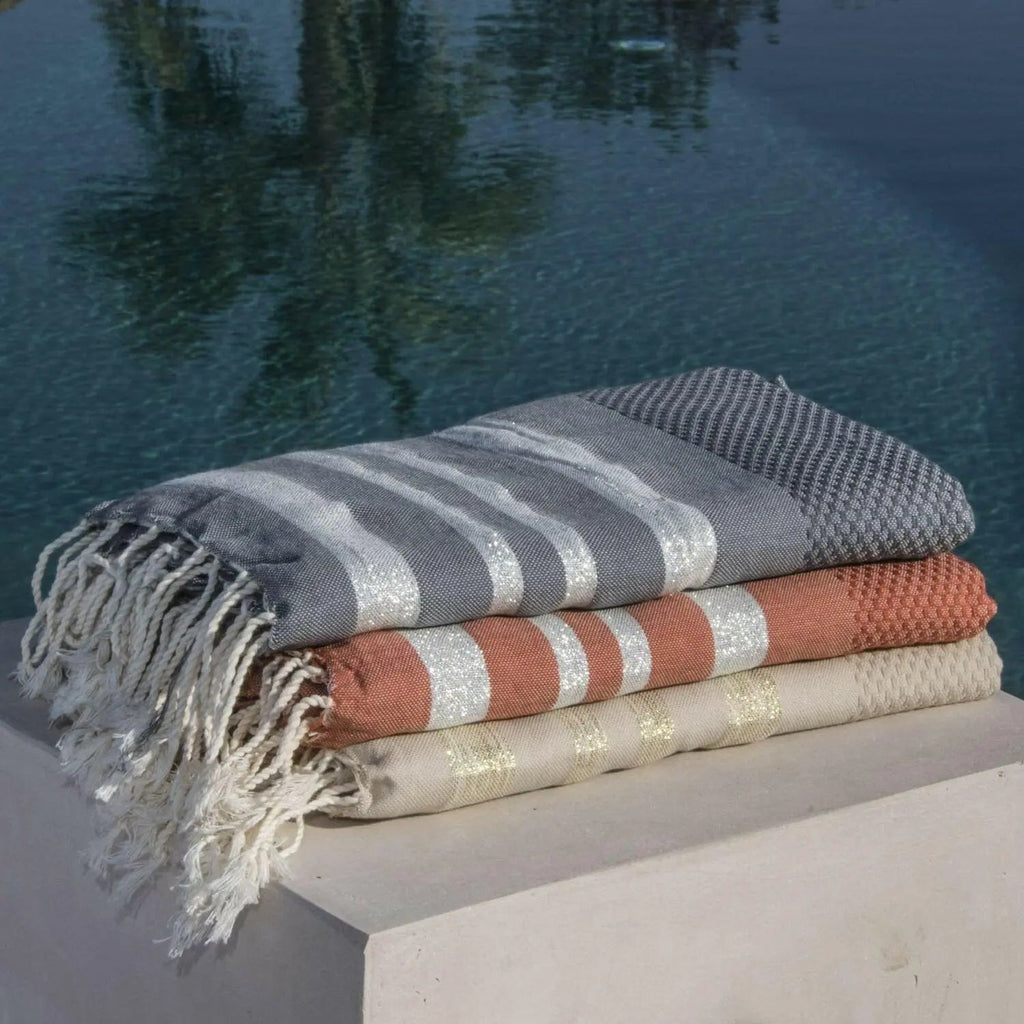 Honeycomb Cotton Fouta 100x200 HAMPTONS