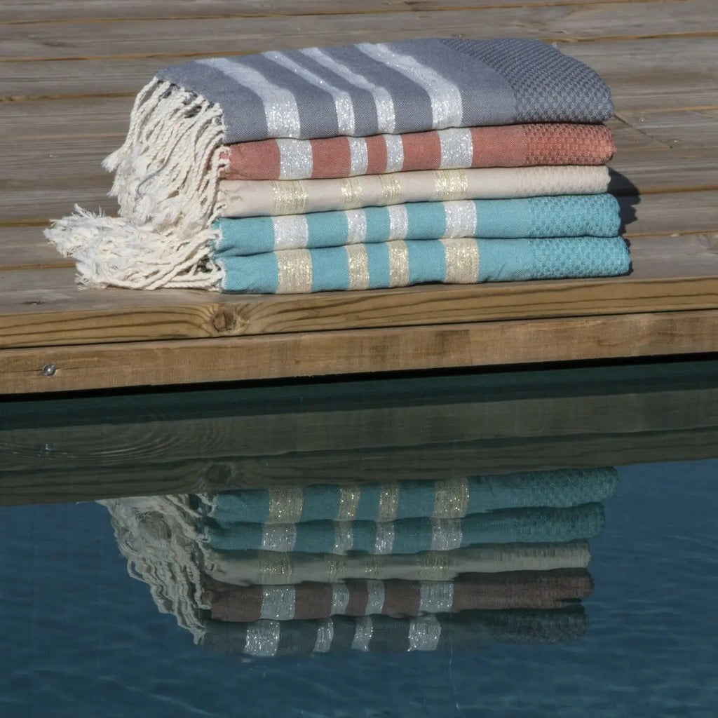 Honeycomb Cotton Fouta 100x200 HAMPTONS