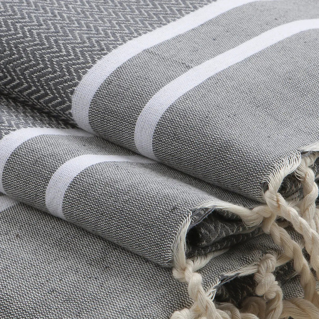 Cotton Bath Fouta Set (1+2) 100x200 + 2(50x80) STOCKHOLM