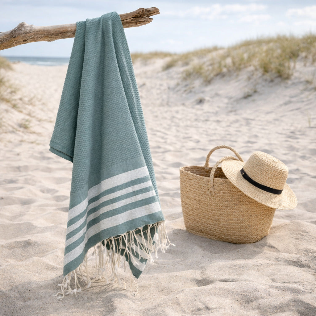 Honeycomb Cotton Fouta 100x200 HAMPTONS
