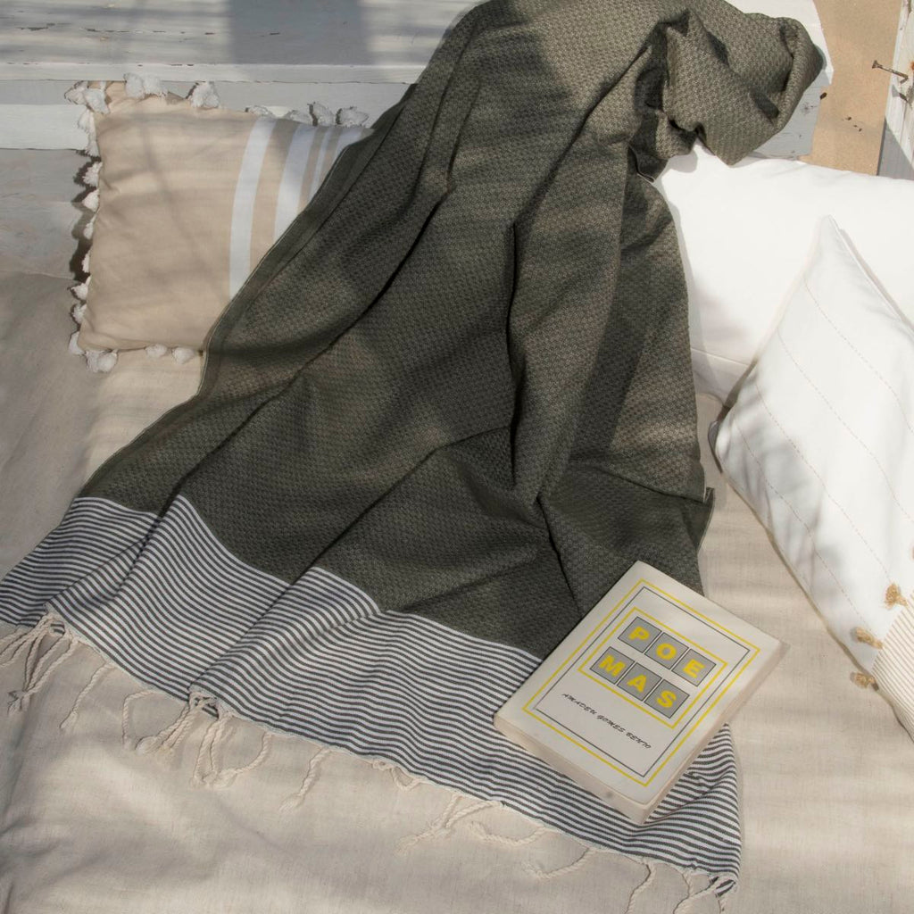 XXL Honeycomb Cotton Fouta 200x200 IBIZA