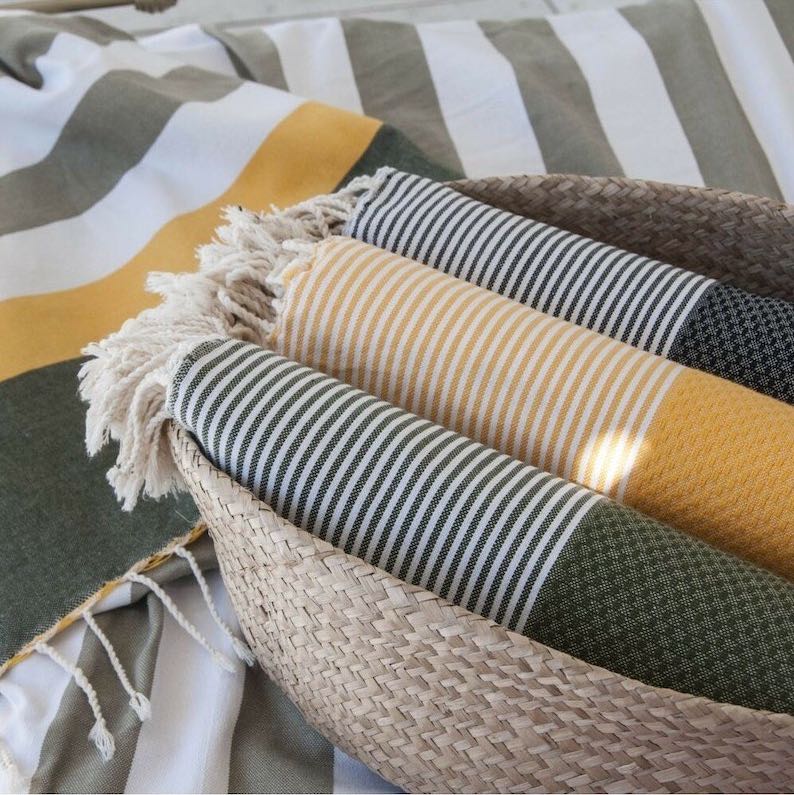 XXL Honeycomb Cotton Fouta 200x200 IBIZA
