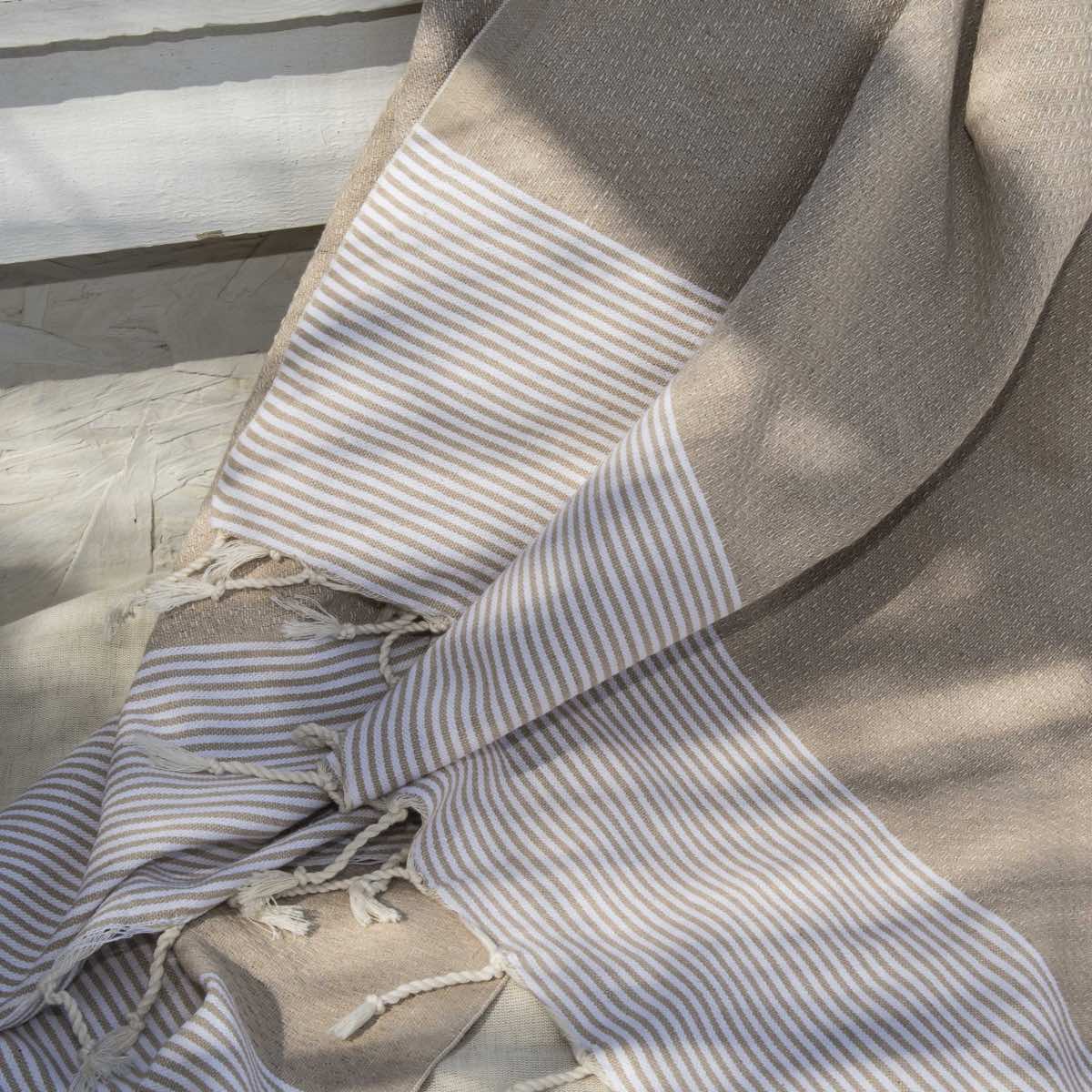 XXL Honeycomb Cotton Fouta 200x200 IBIZA