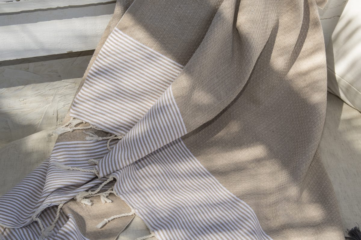 XXL Honeycomb Cotton Fouta 200x200 IBIZA