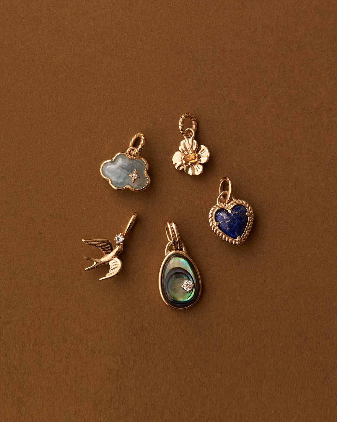 Aquamarine Cloud Charm