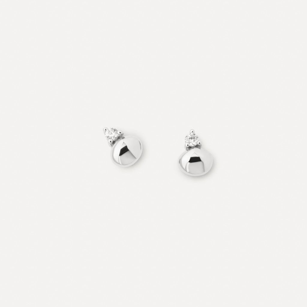 Gleaming Pebble Studs