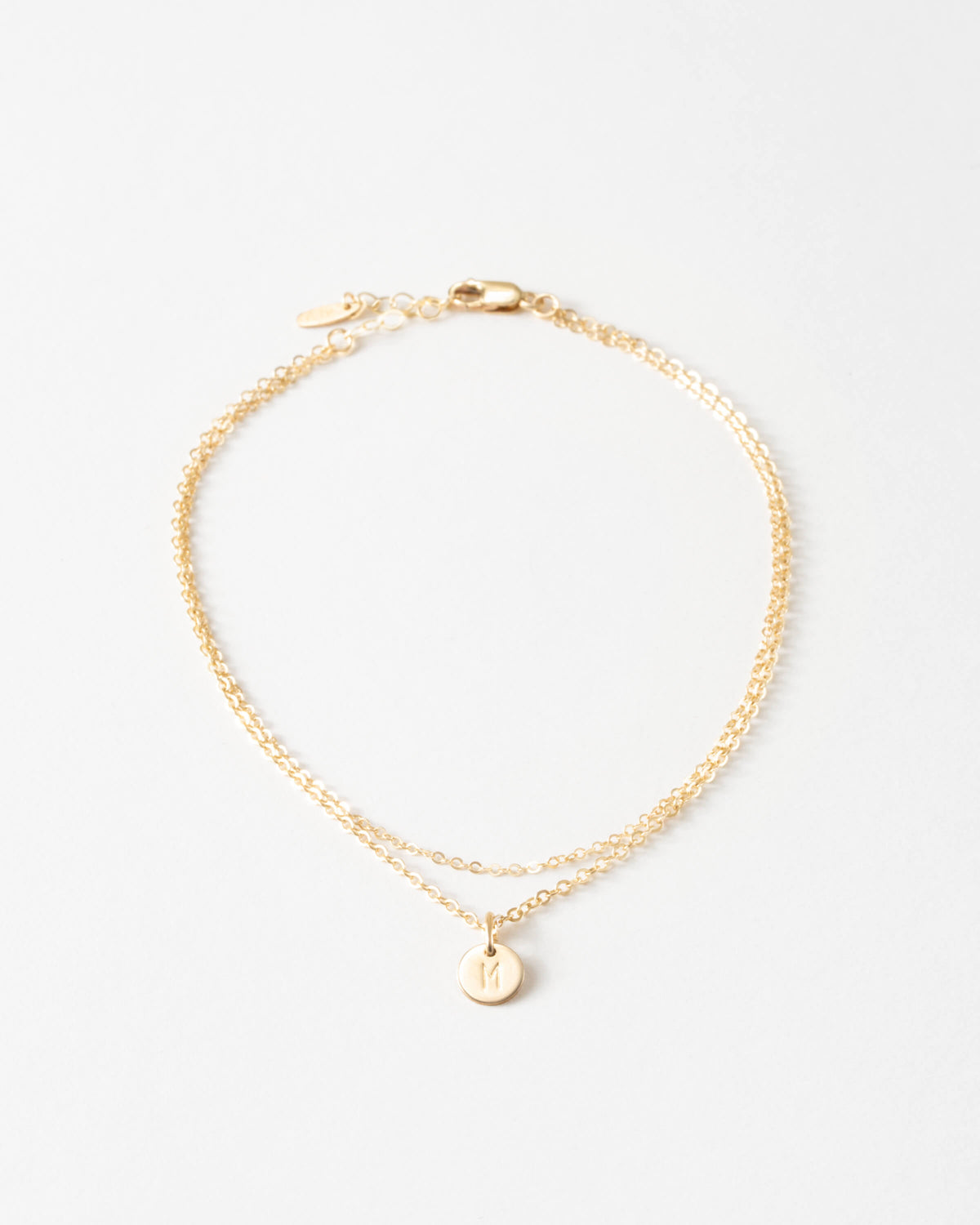 Double Cable Chain Anklet