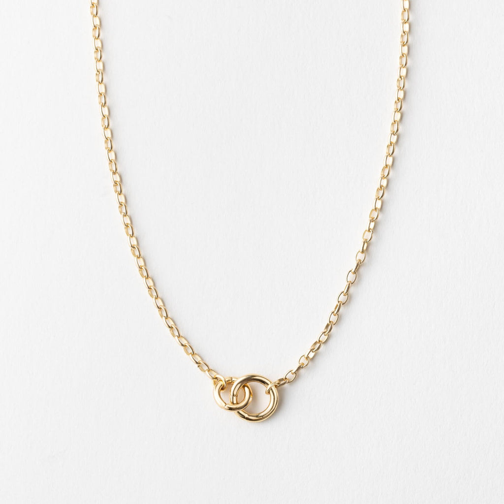 Heritage Rolo Charm Holder Necklace