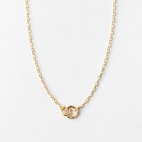 Heritage Rolo Charm Holder Necklace