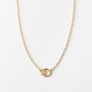 Heritage Rolo Charm Holder Necklace